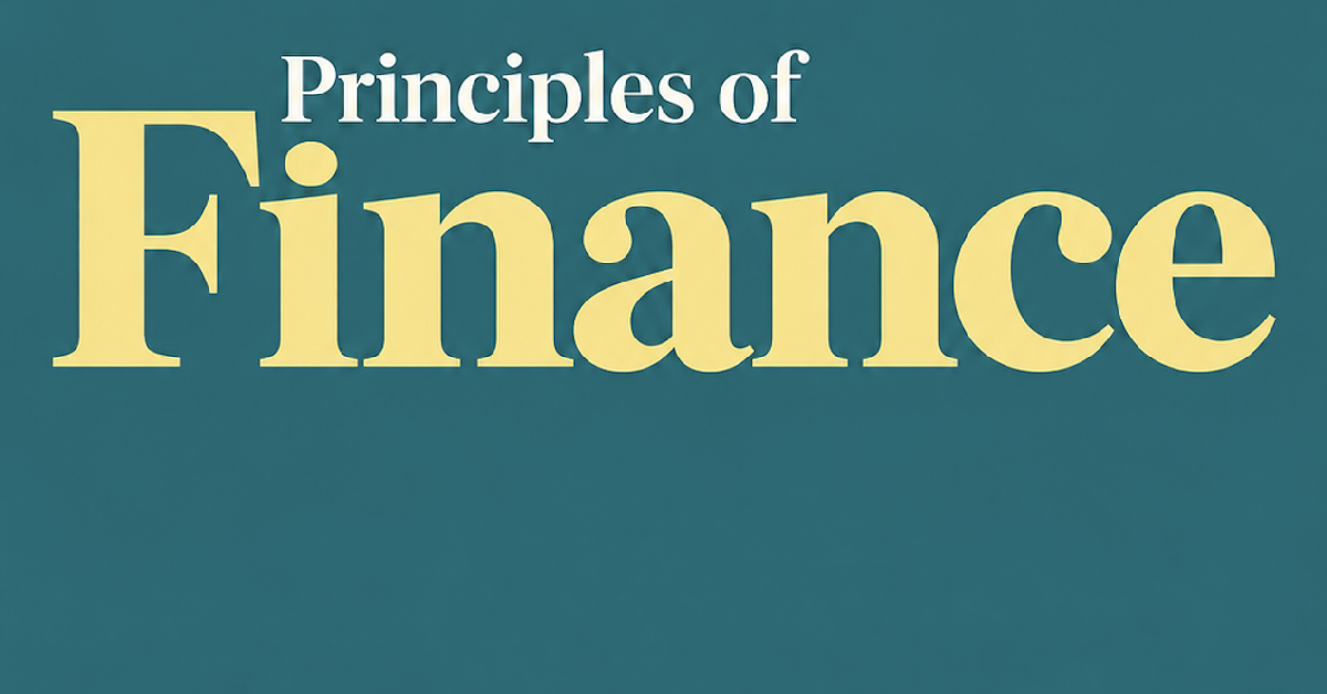 Principles of Finance cover