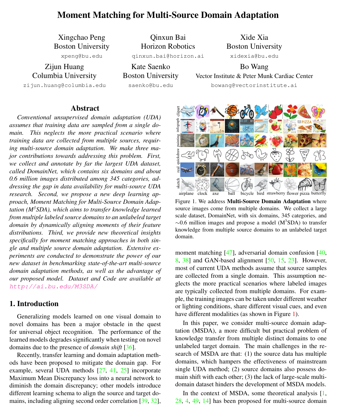 Cover for Moment Matching for Multi-Source Domain Adaptation