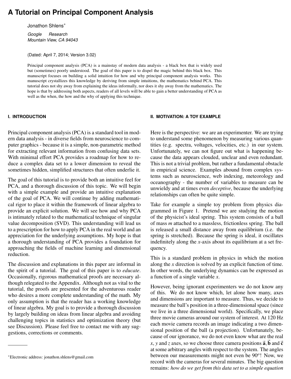 A Tutorial on Principal Component Analysis