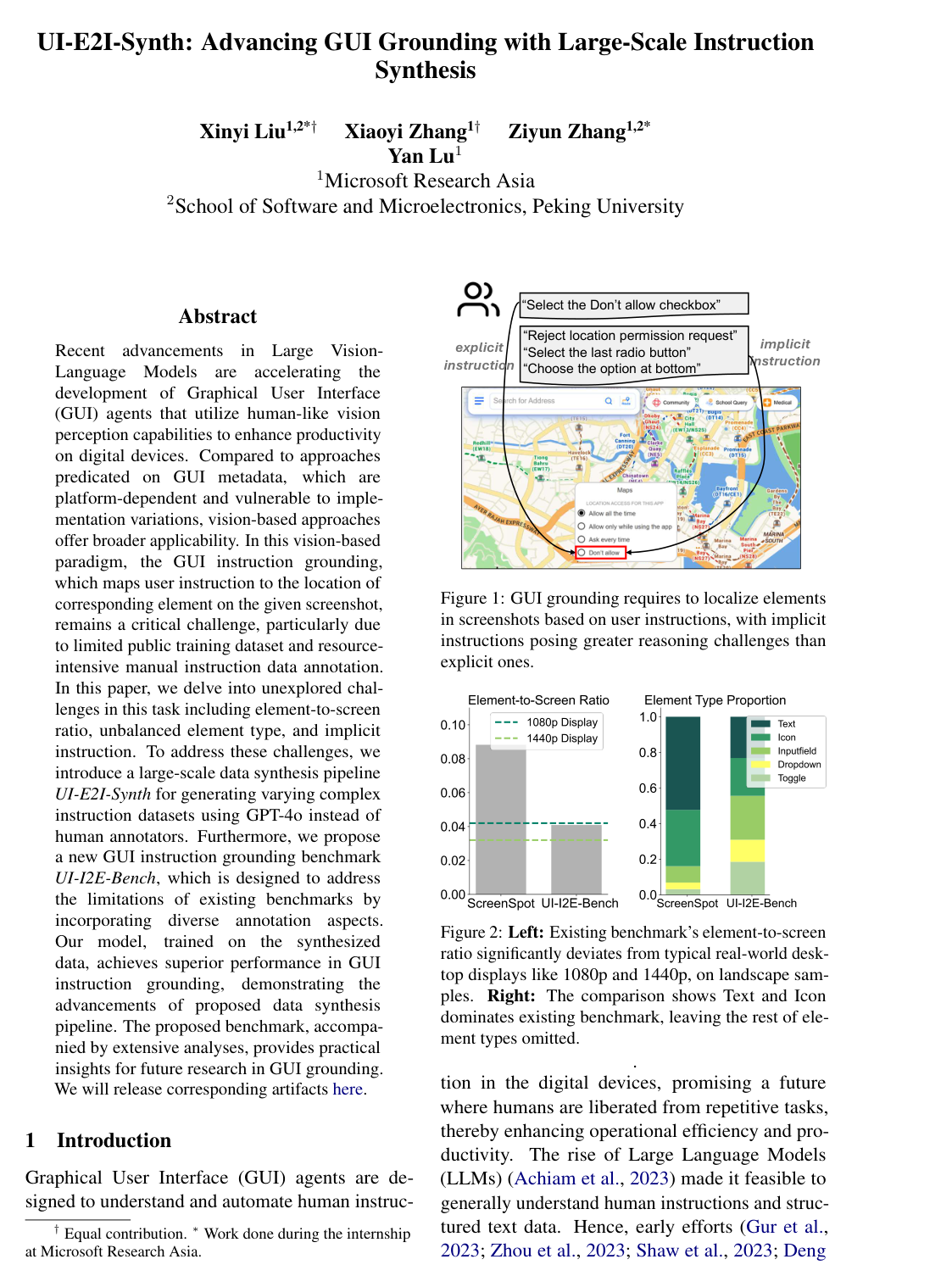 Cover for UI-E2I-Synth: Advancing GUI Grounding with Large-Scale Instruction Synthesis