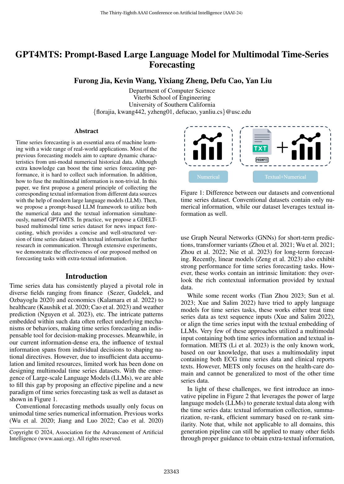GPT4MTS: Prompt-based Large Language Model for Multimodal Time-series Forecasting