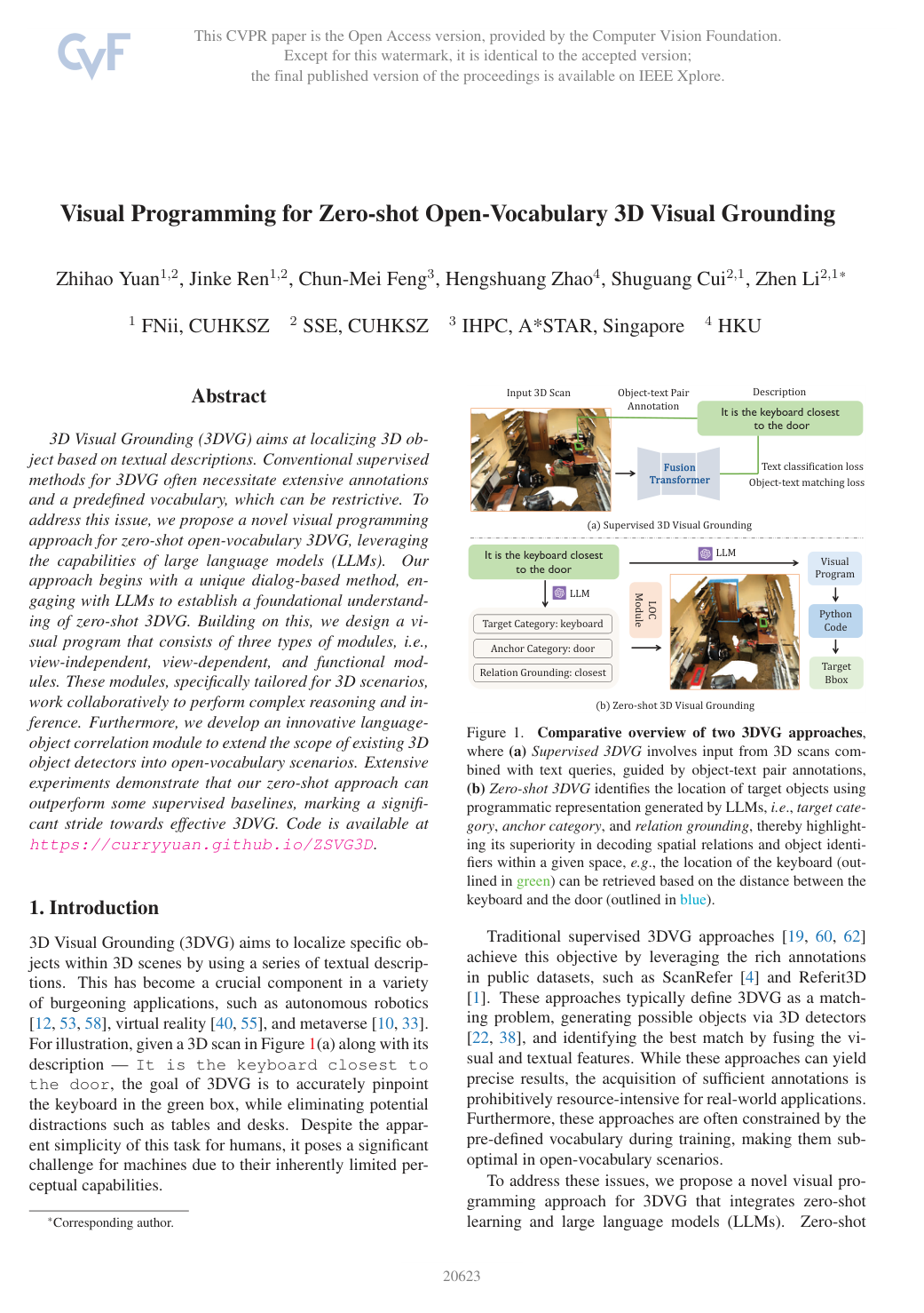 Cover for Visual Programming for Zero-Shot Open-Vocabulary 3D Visual Grounding