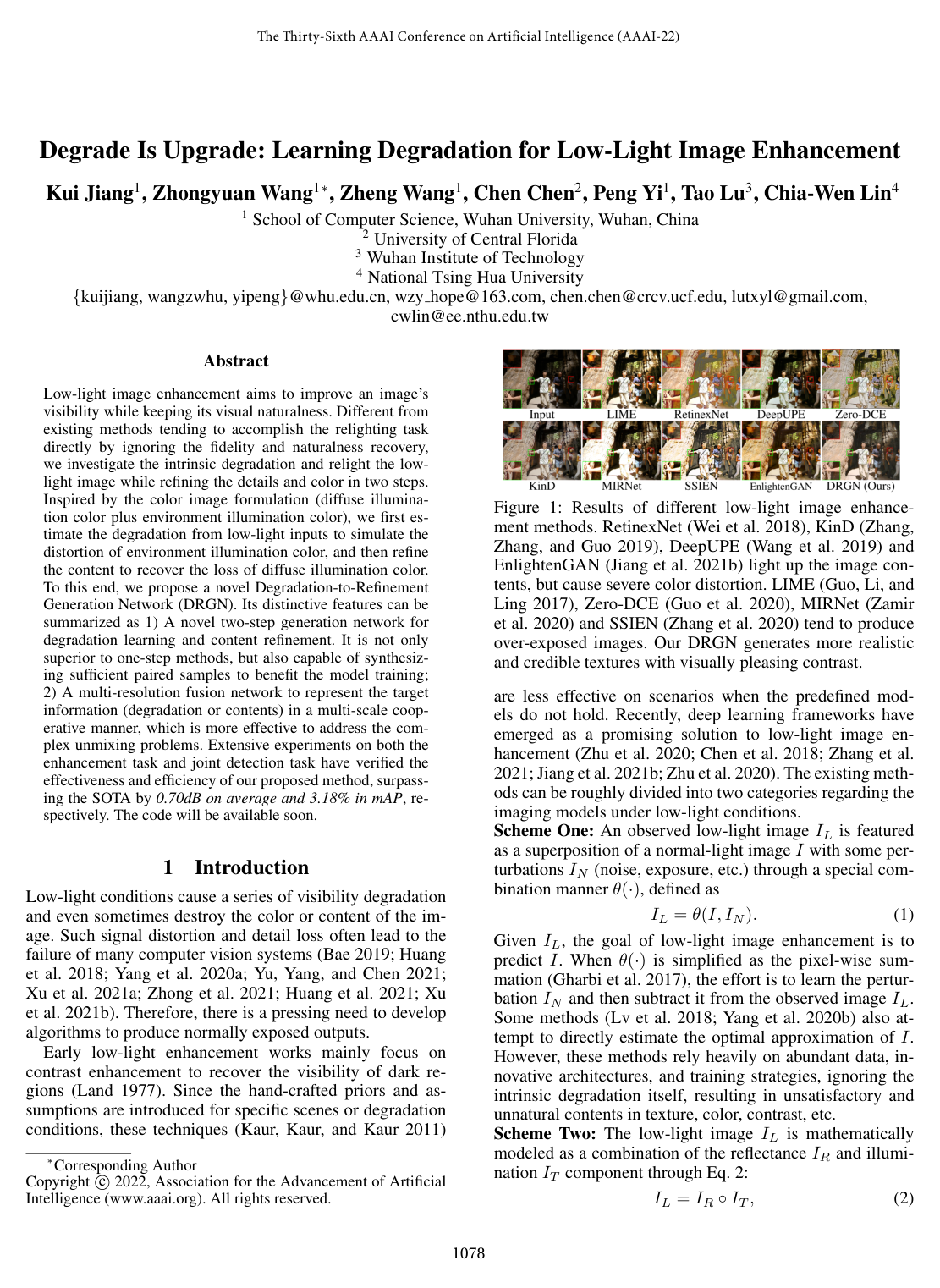 Degrade Is Upgrade: Learning Degradation for Low-Light Image Enhancement