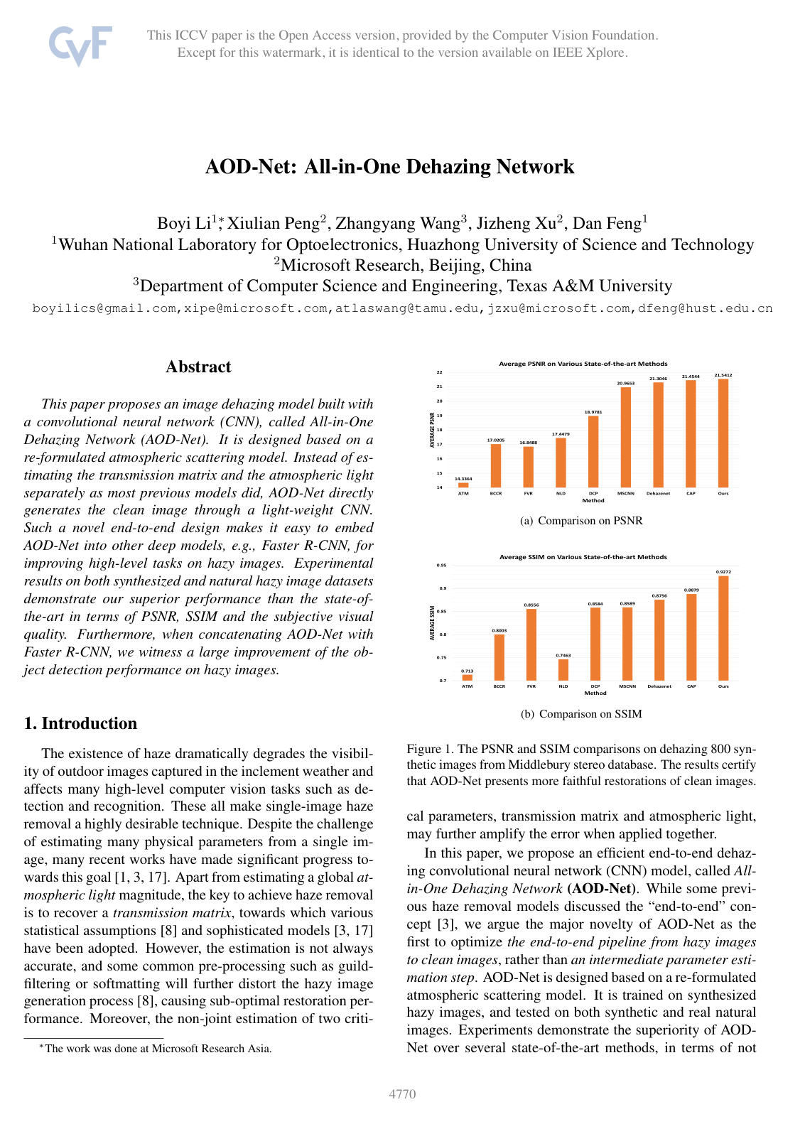 Cover for AOD-Net: All-in-One Dehazing Network