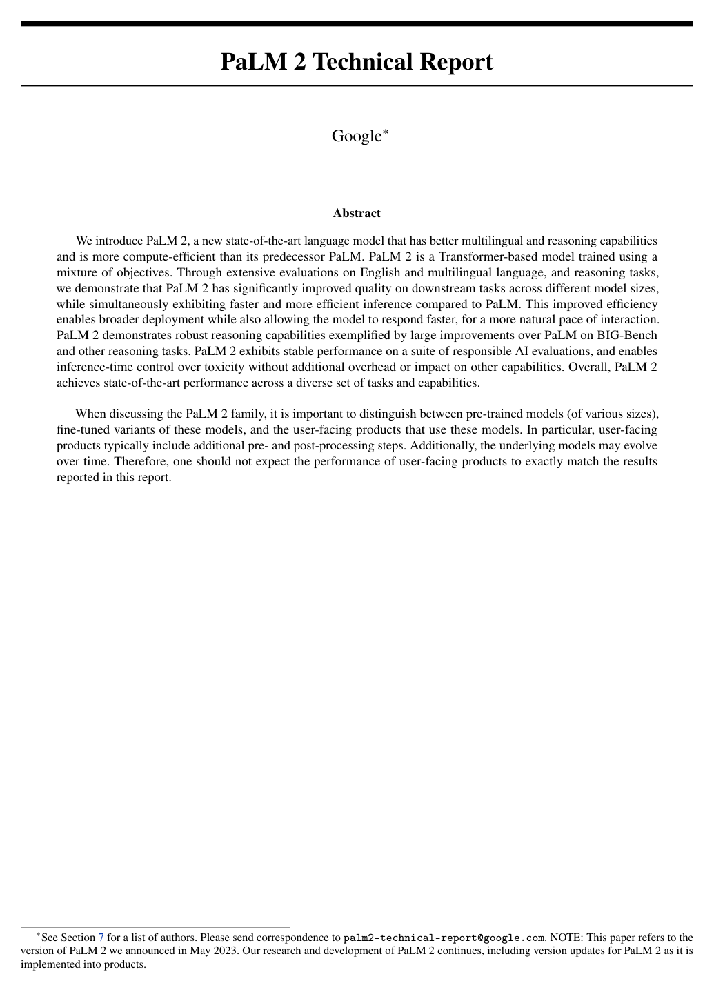 PaLM 2 Technical Report