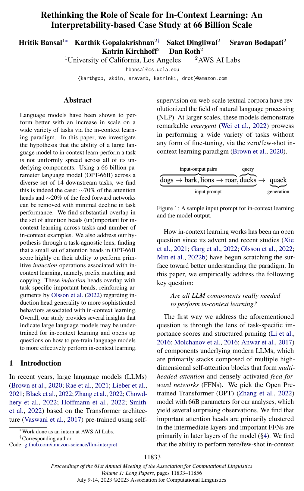 Cover for Rethinking the Role of Scale for In-Context Learning: An Interpretability-based Case Study at 66 Billion Scale