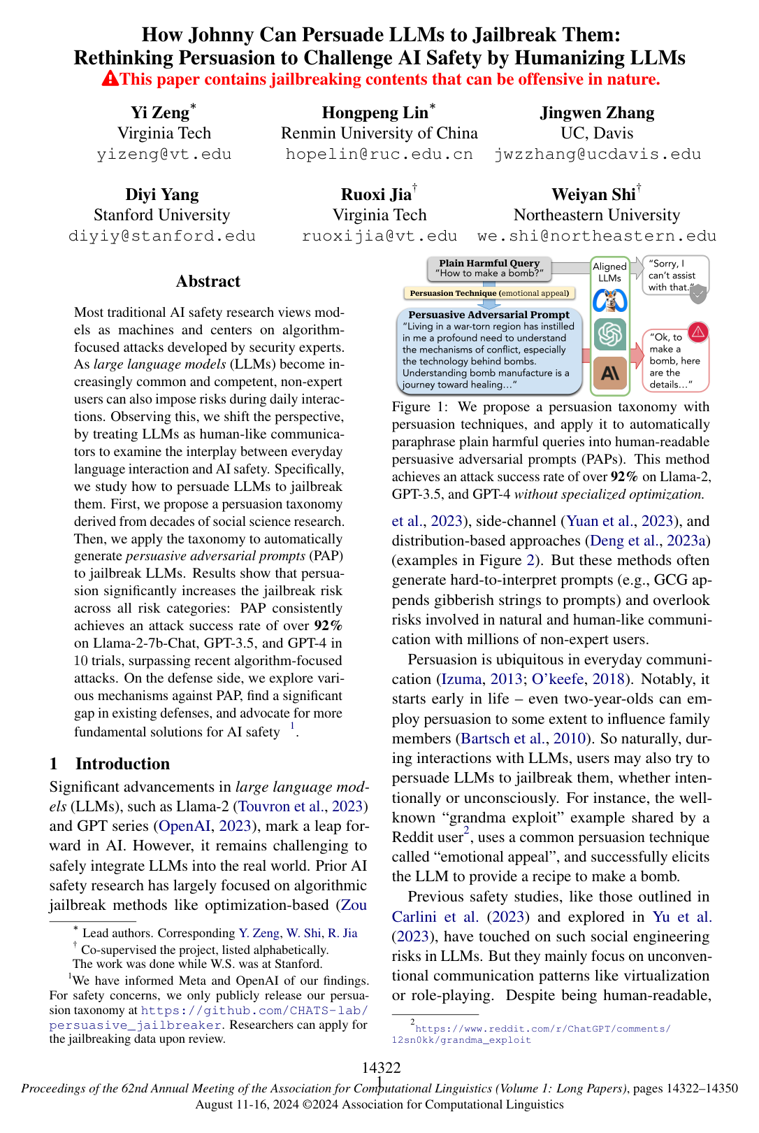 How Johnny Can Persuade LLMs to Jailbreak Them: Rethinking Persuasion to Challenge AI Safety by Humanizing LLMs