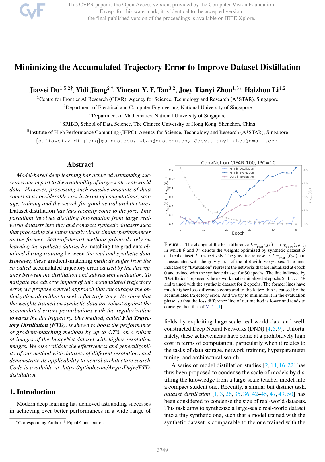 Cover for Minimizing the Accumulated Trajectory Error to Improve Dataset Distillation