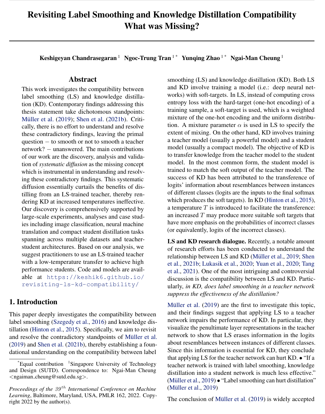 Revisiting Label Smoothing and Knowledge Distillation Compatibility: What was Missing?