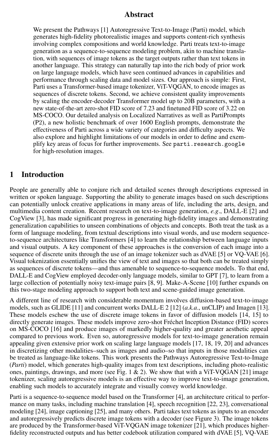 Scaling Autoregressive Models for Content-Rich Text-to-Image Generation