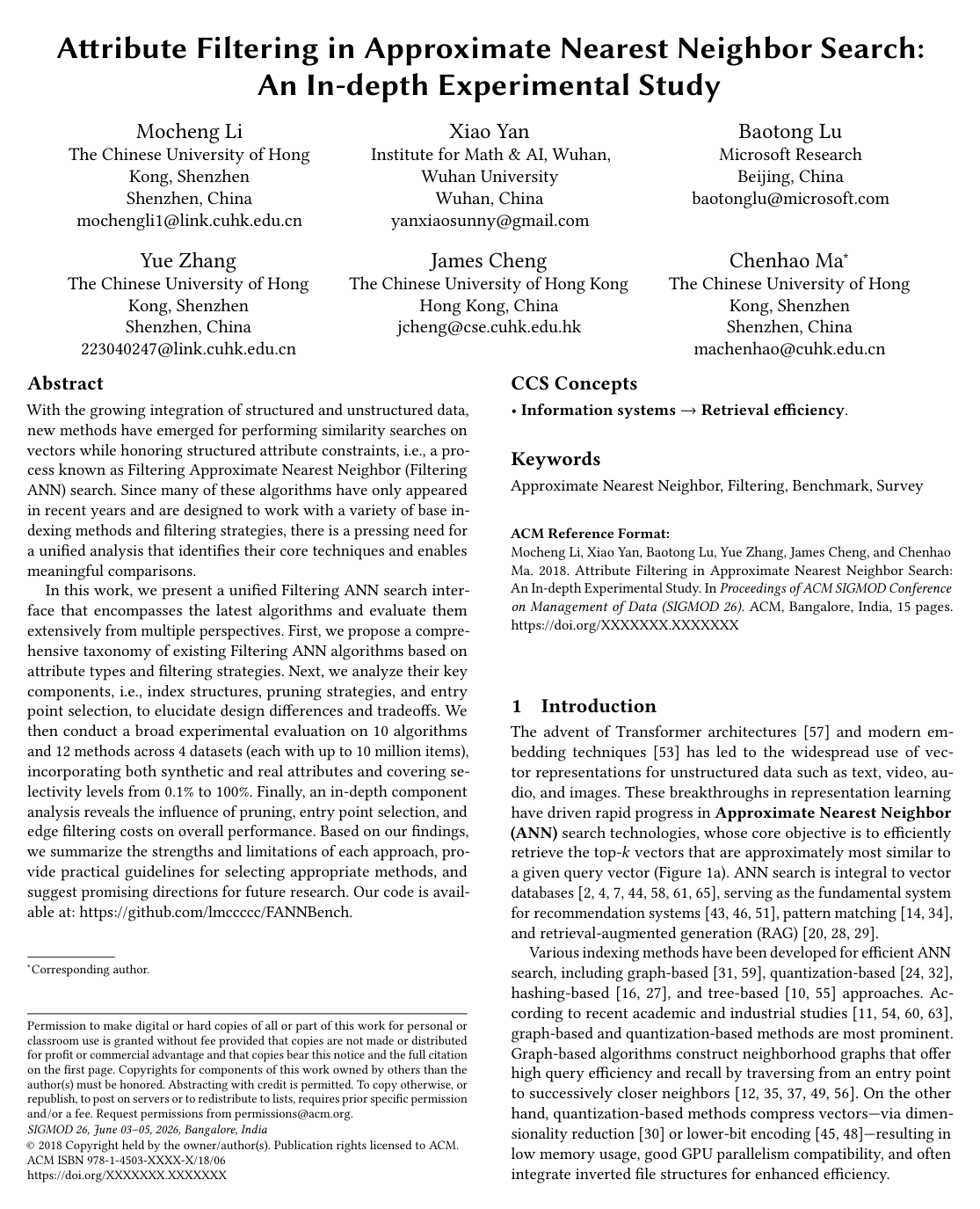 Attribute Filtering in Approximate Nearest Neighbor Search: An In-depth Experimental Study