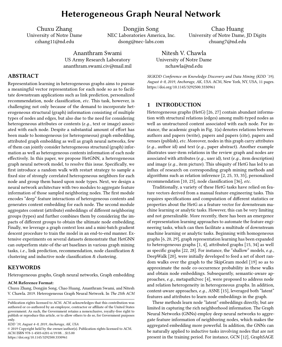 Cover for Heterogeneous Graph Neural Network