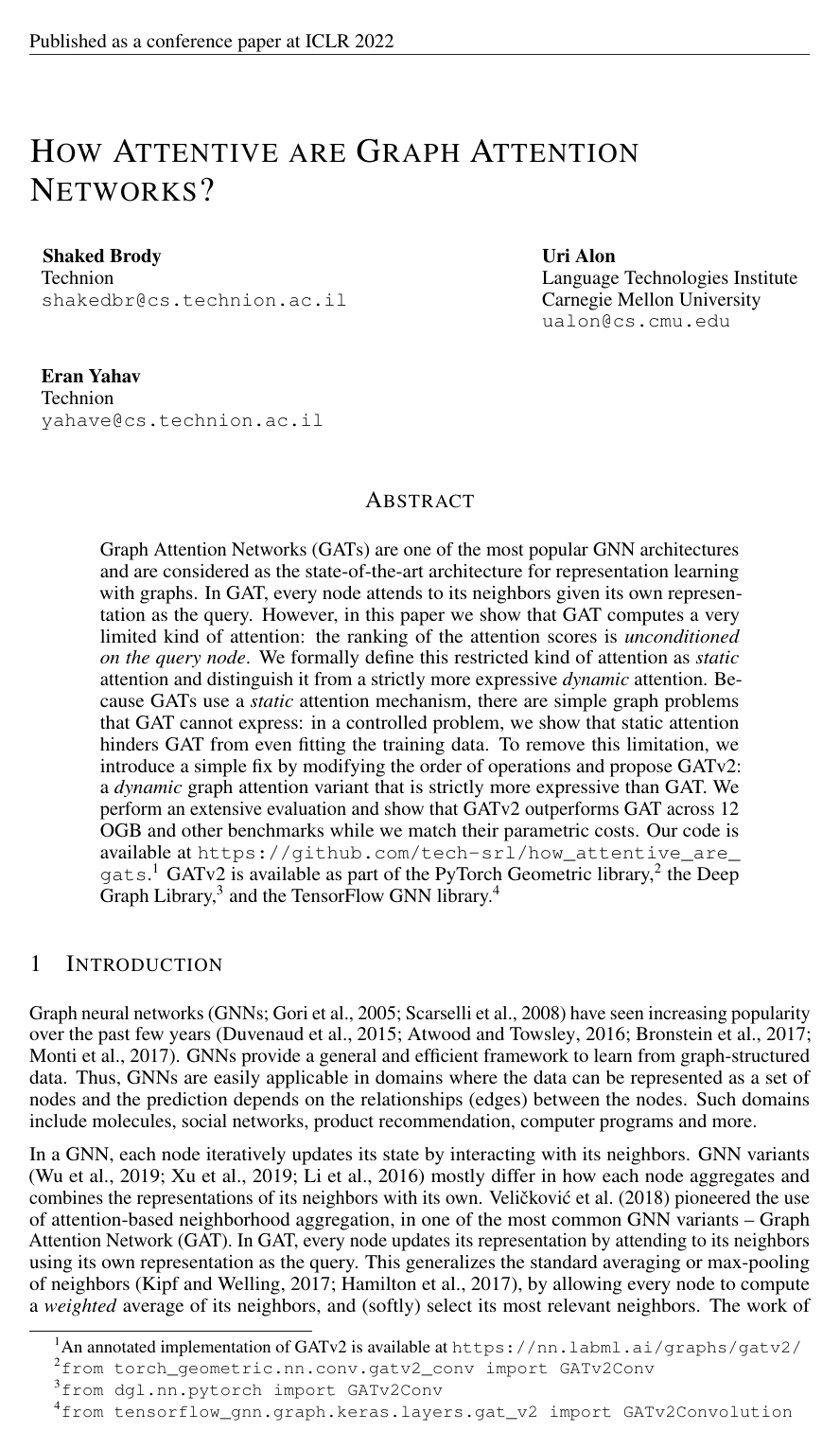 How Attentive are Graph Attention Networks?
