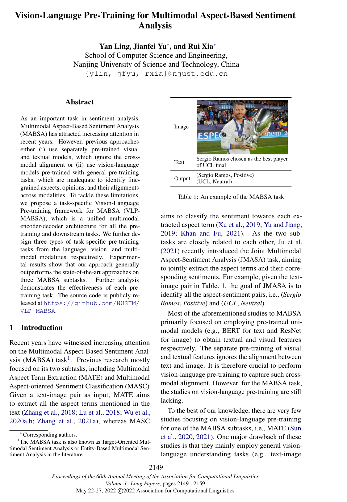 Cover for Vision-Language Pre-Training for Multimodal Aspect-Based Sentiment Analysis