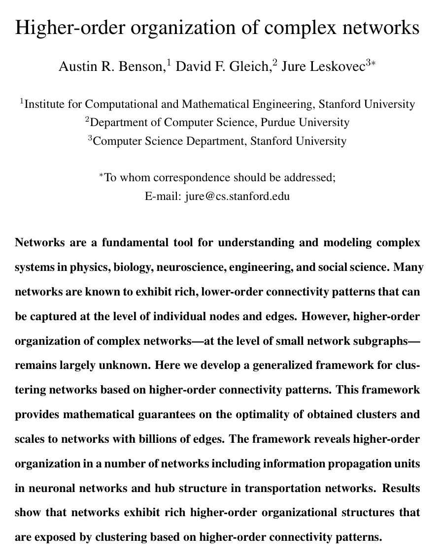 Higher-order organization of complex networks