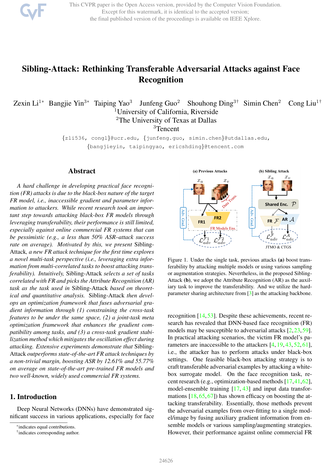 Sibling-Attack: Rethinking Transferable Adversarial Attacks against Face Recognition