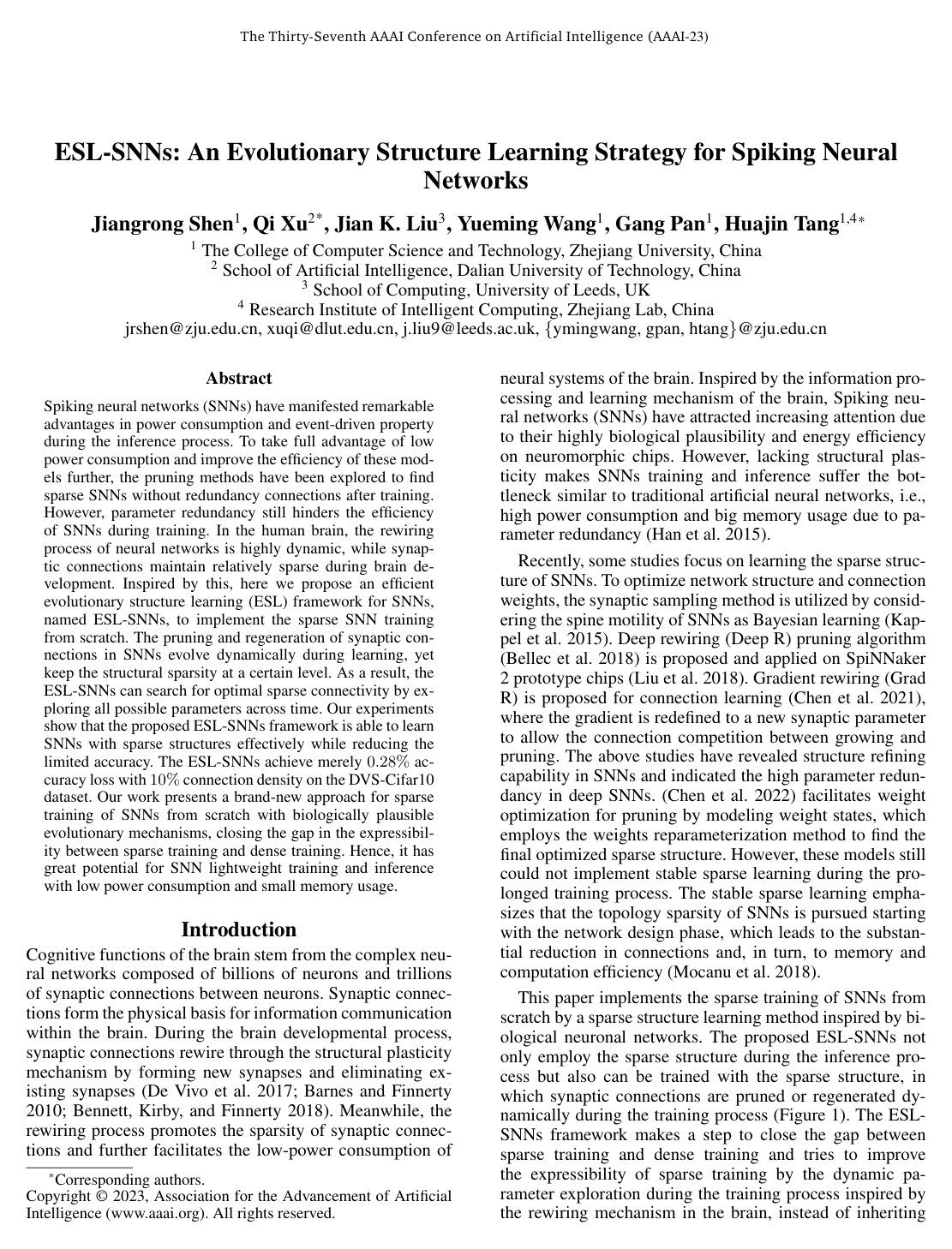 Cover for ESL-SNNs: An Evolutionary Structure Learning Strategy for Spiking Neural Networks