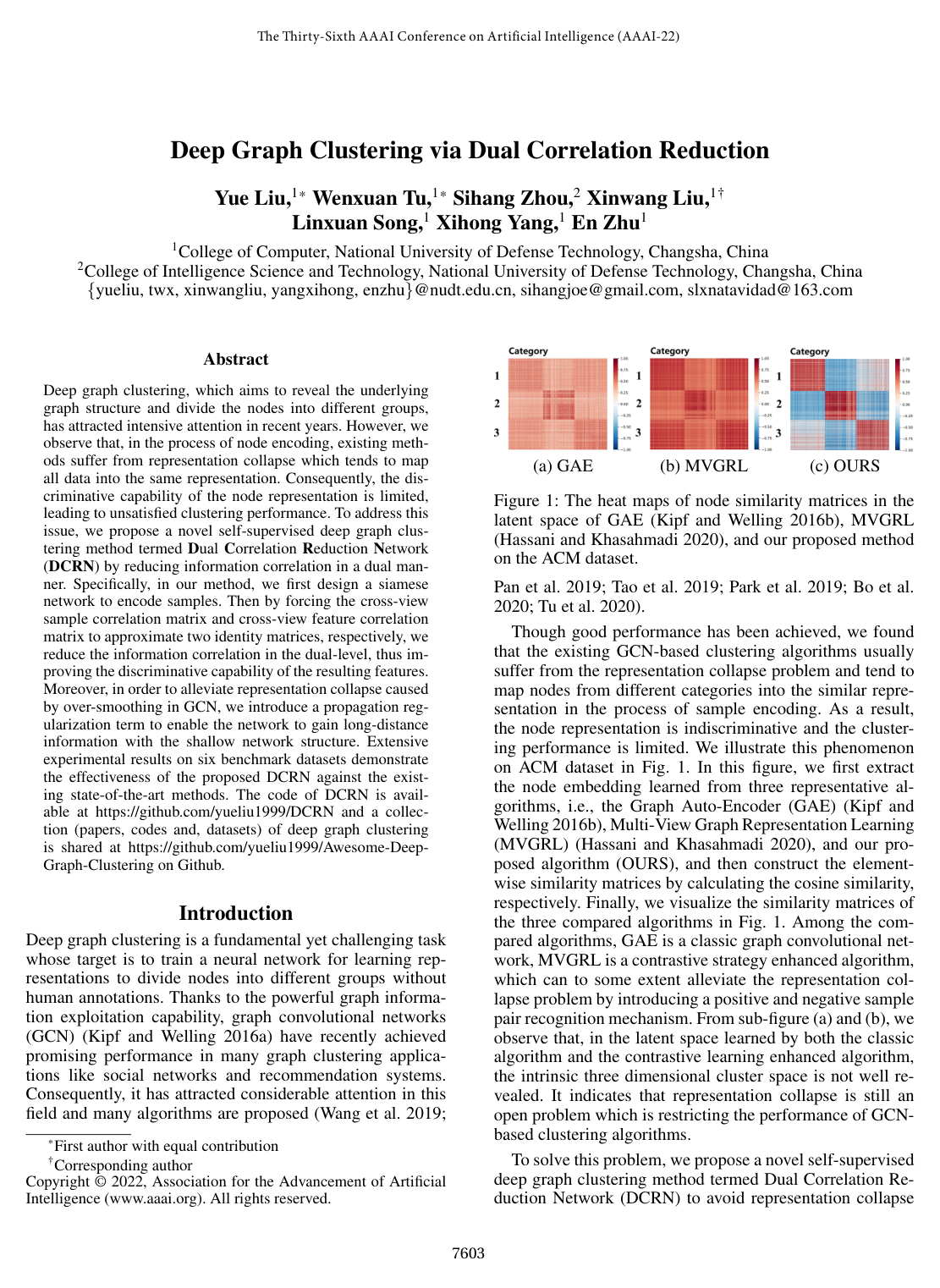 Deep Graph Clustering via Dual Correlation Reduction – Read with an AI ...