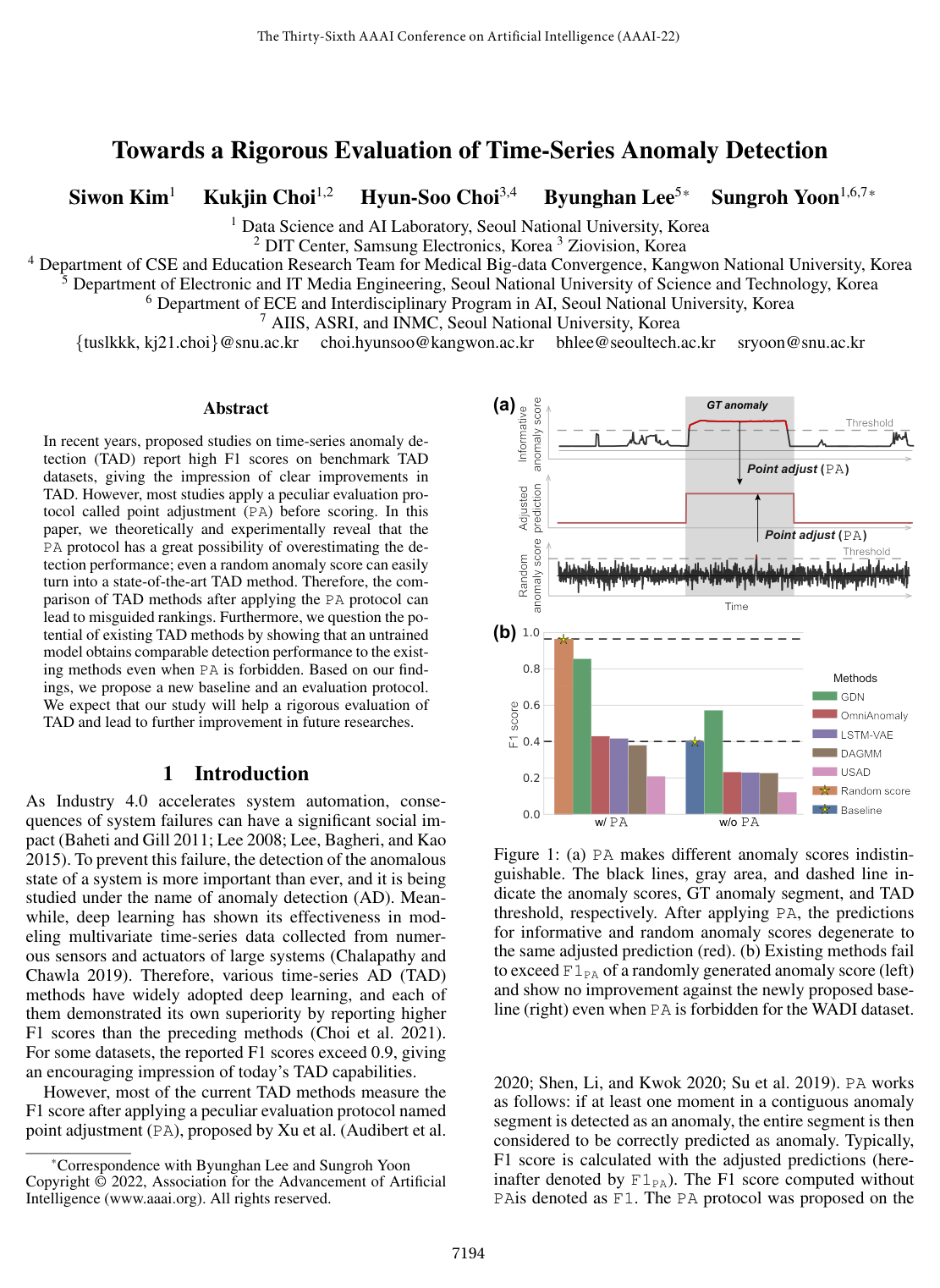 Towards a Rigorous Evaluation of Time-Series Anomaly Detection
