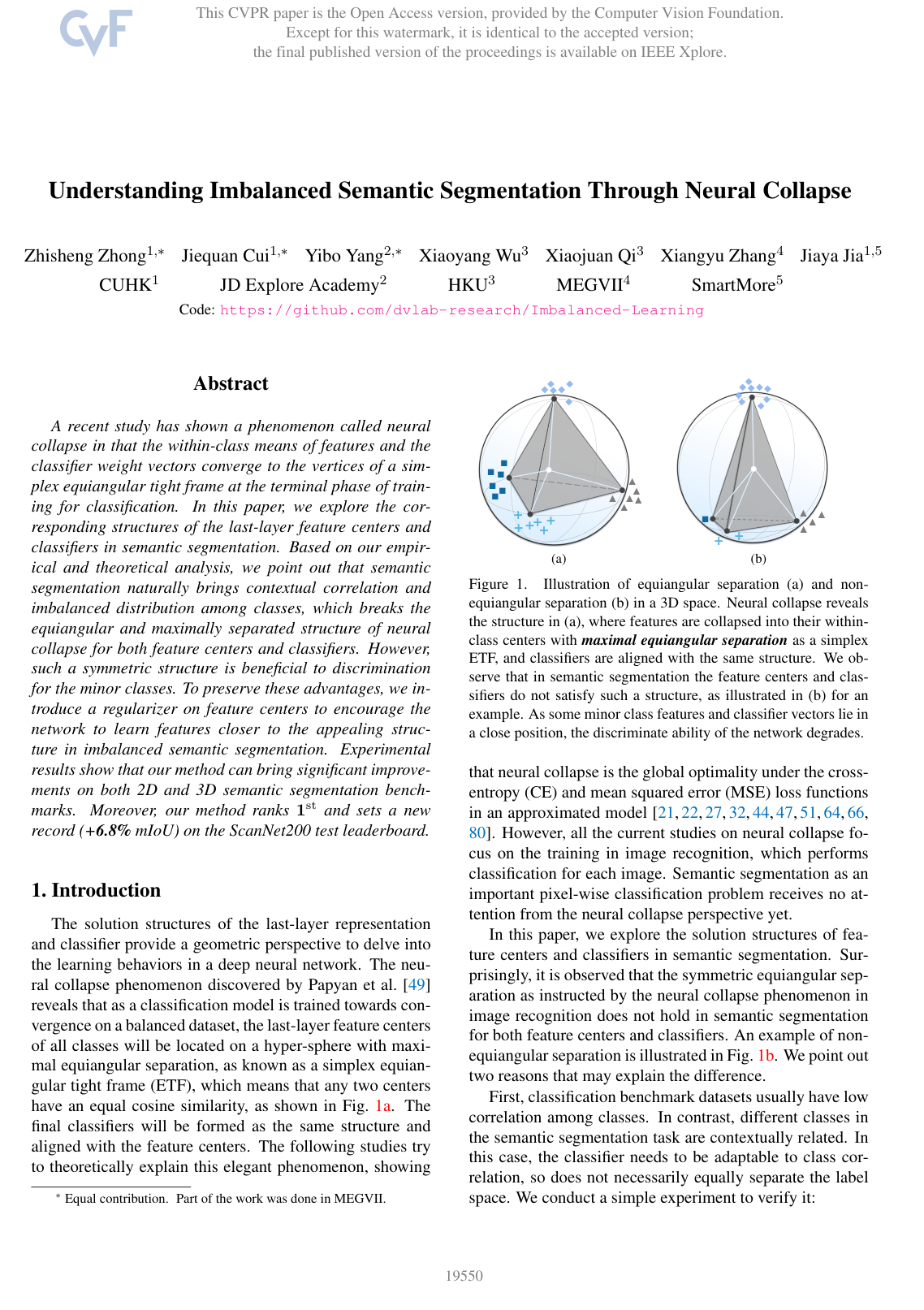 Cover for Understanding Imbalanced Semantic Segmentation Through Neural Collapse