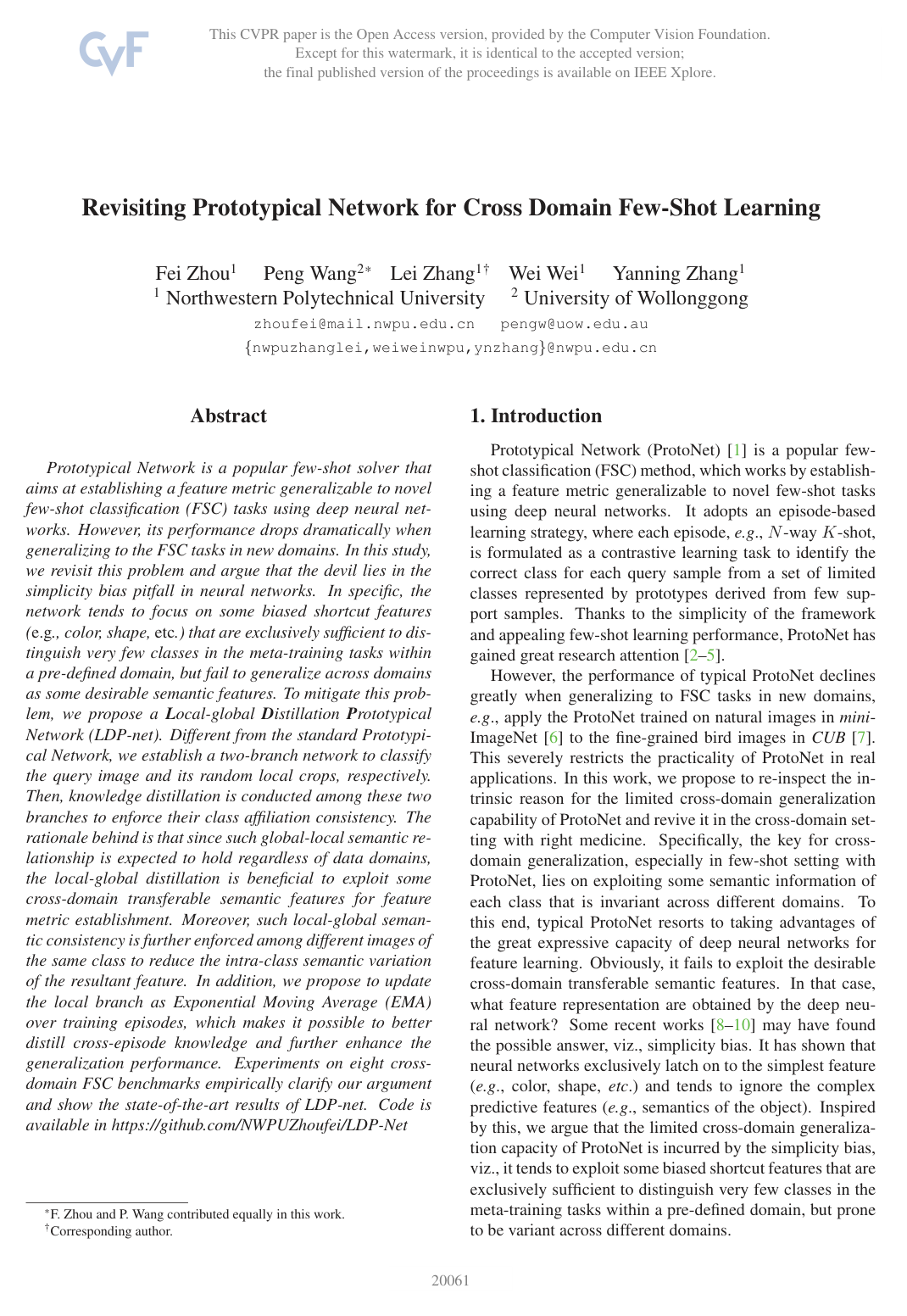 Cover for Revisiting Prototypical Network for Cross Domain Few-Shot Learning