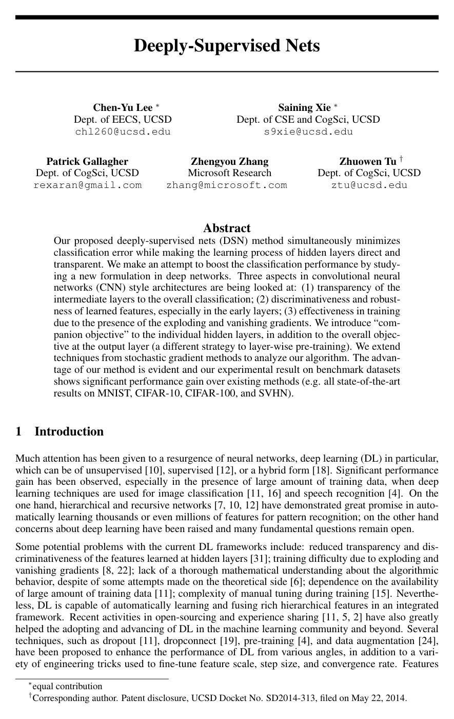 Cover for Deeply-Supervised Nets