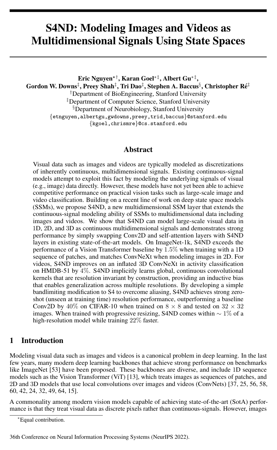 S4ND: Modeling Images and Videos as Multidimensional Signals with State Spaces