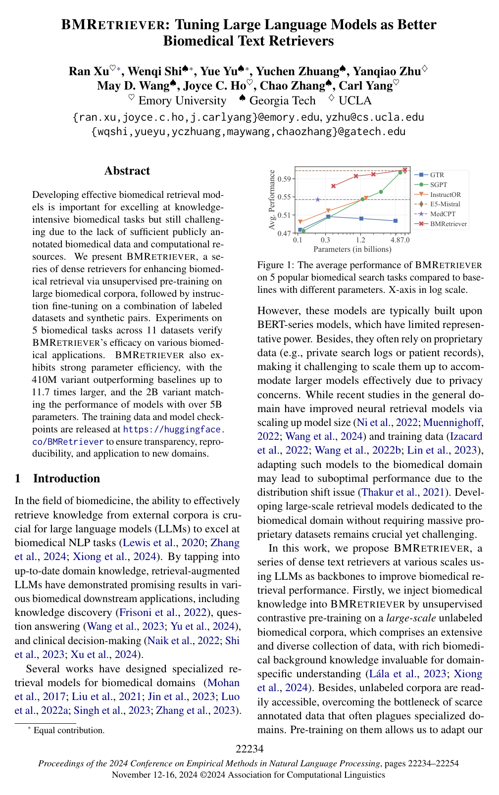BMRetriever: Tuning Large Language Models as Better Biomedical Text Retrievers