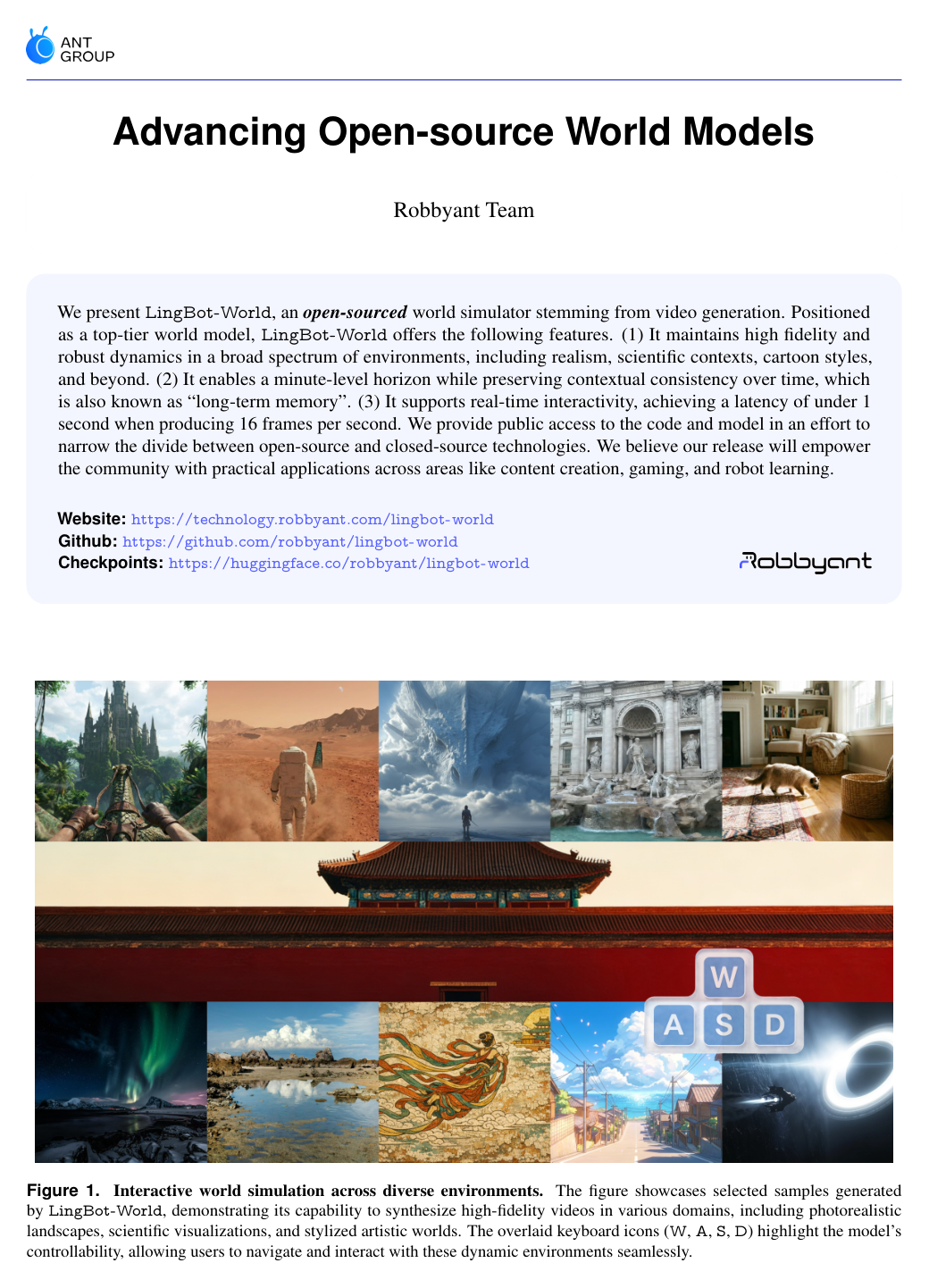Advancing Open-Source World Models