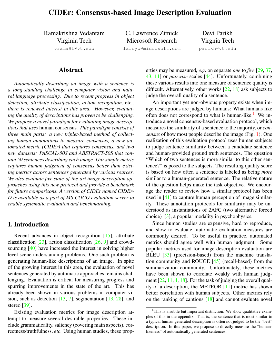 CIDEr: Consensus-based image description evaluation