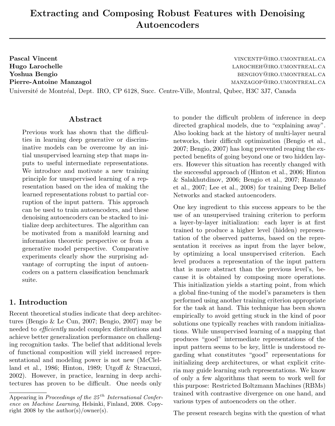 Extracting and composing robust features with denoising autoencoders