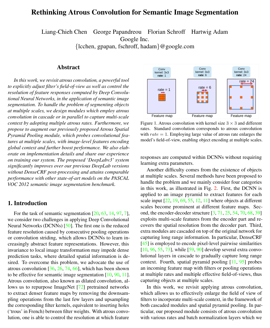 Rethinking Atrous Convolution for Semantic Image Segmentation