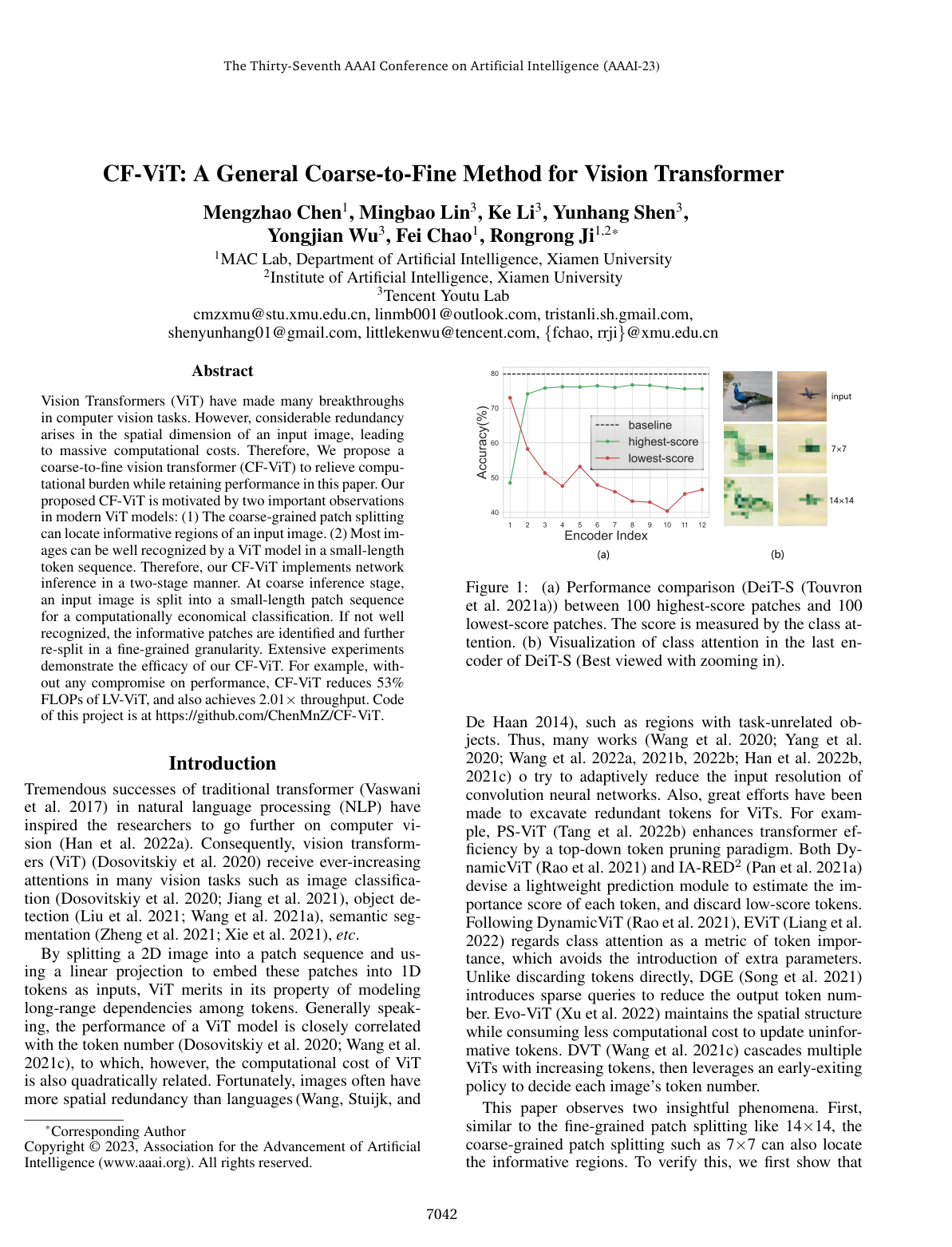 CF-ViT: A General Coarse-to-Fine Method for Vision Transformer