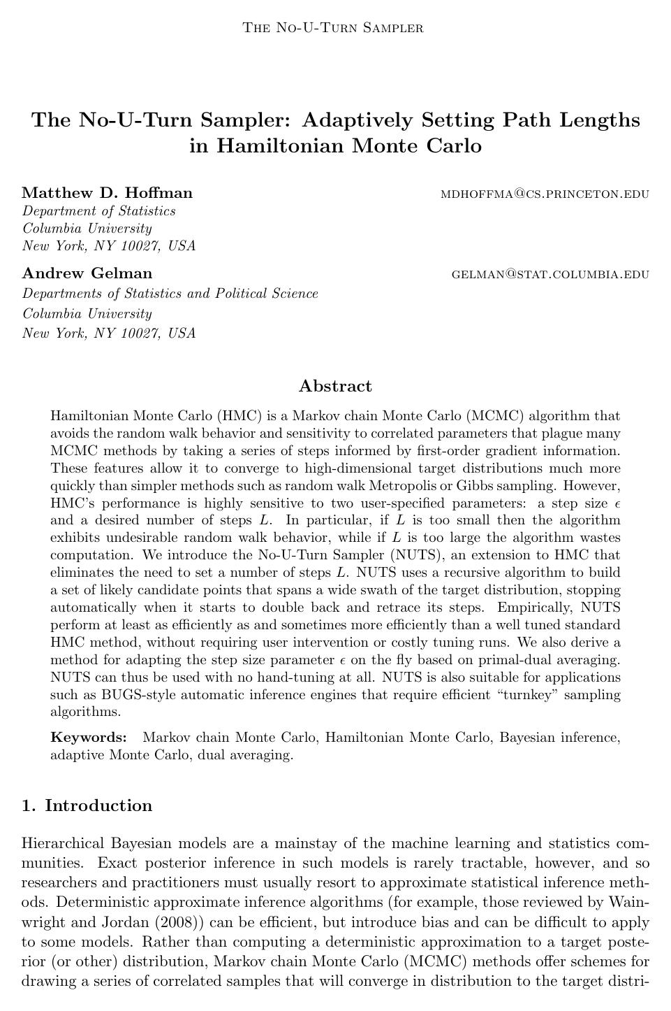 The No-U-turn sampler: adaptively setting path lengths in Hamiltonian Monte Carlo