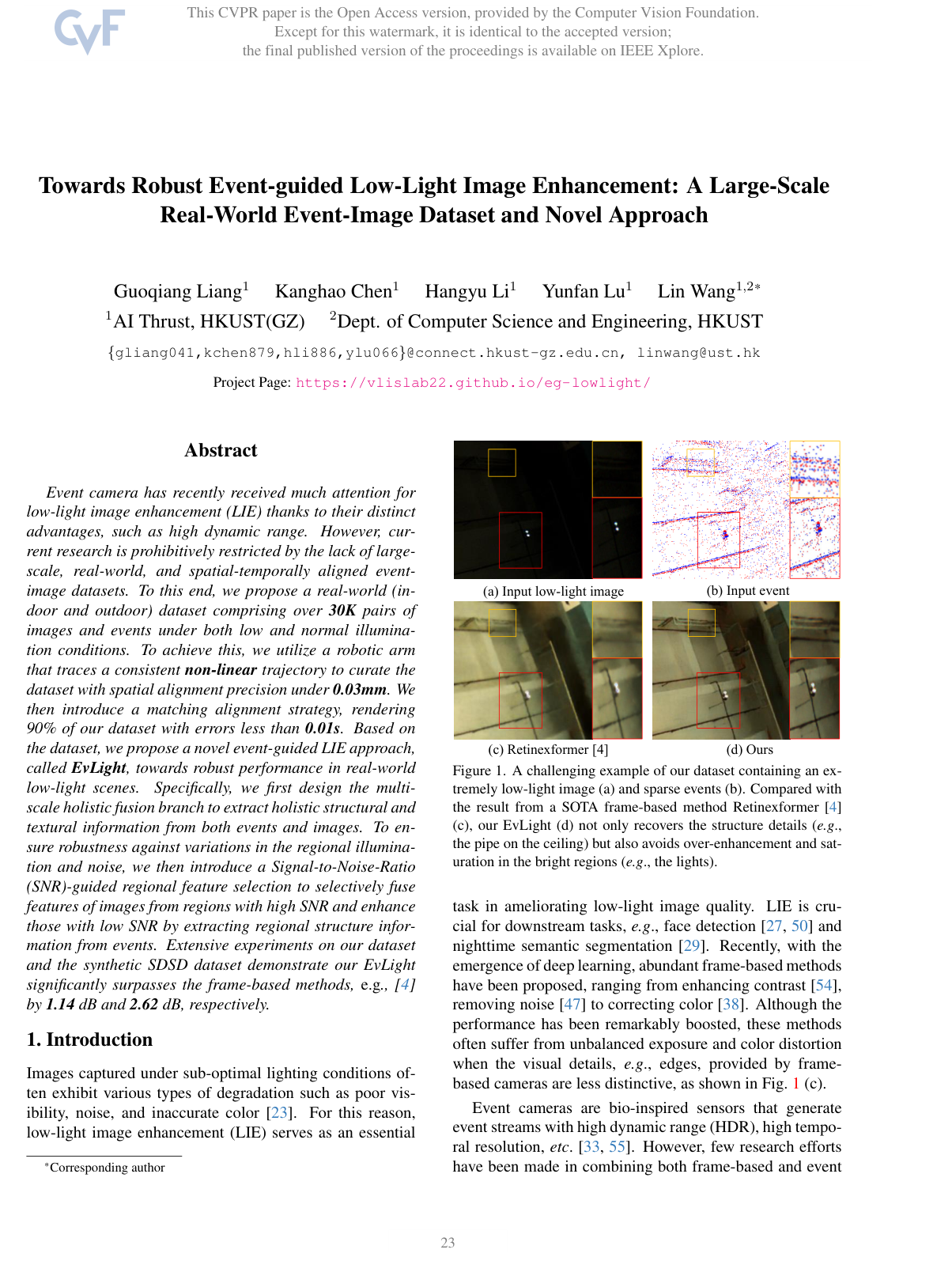 Towards Robust Event-guided Low-Light Image Enhancement: A Large-Scale Real-World Event-Image Dataset and Novel Approach