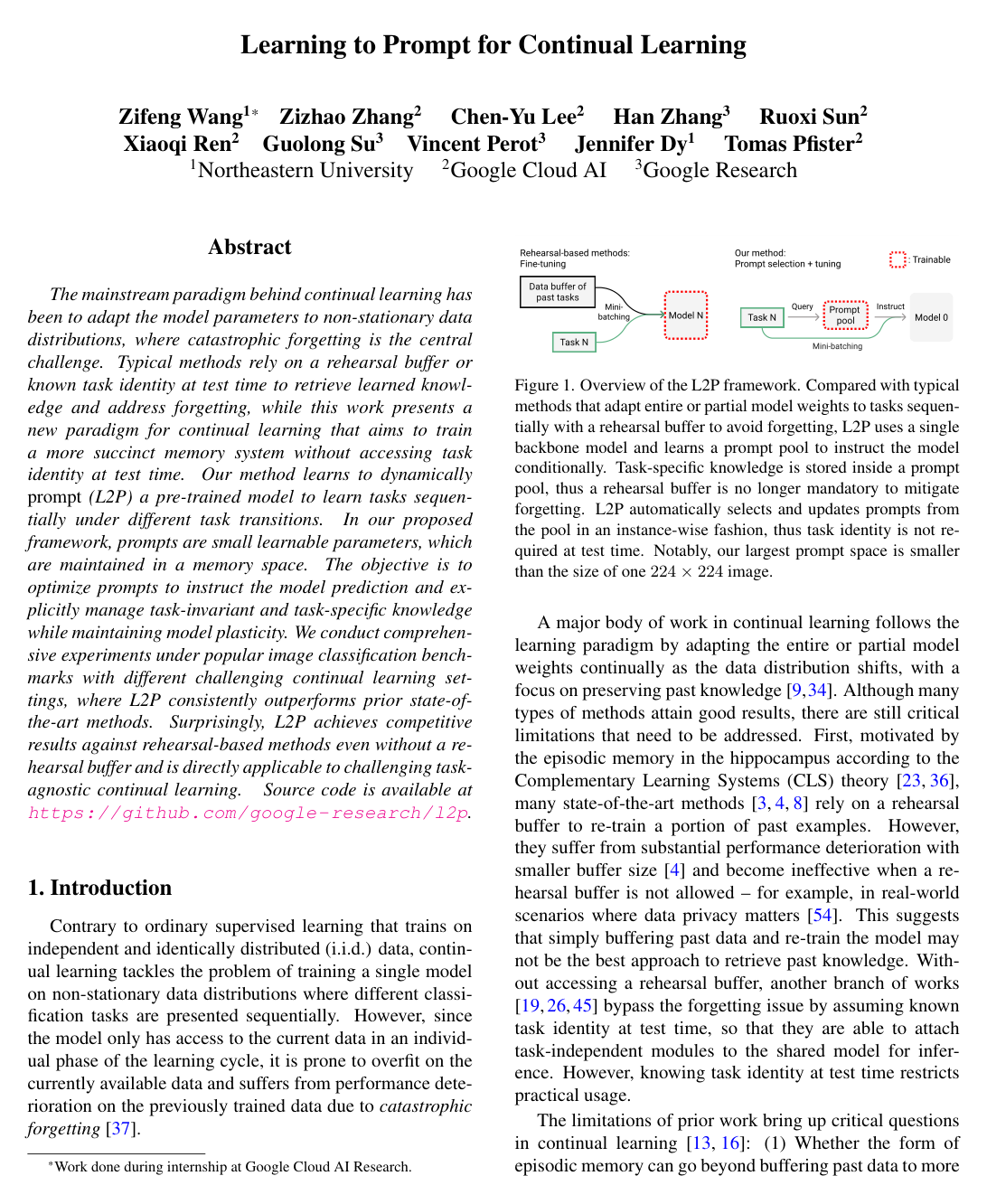 Cover for Learning to Prompt for Continual Learning