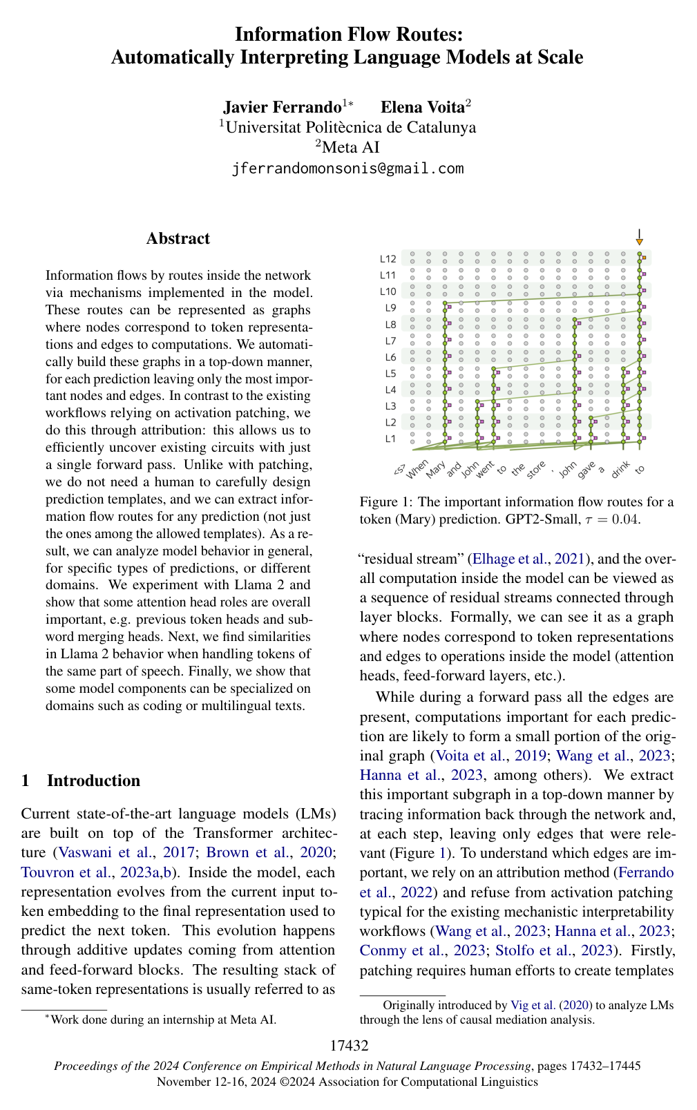 Information Flow Routes: Automatically Interpreting Language Models at Scale