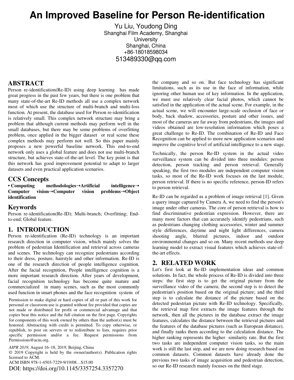 Scalable Person Re-identification: A Benchmark