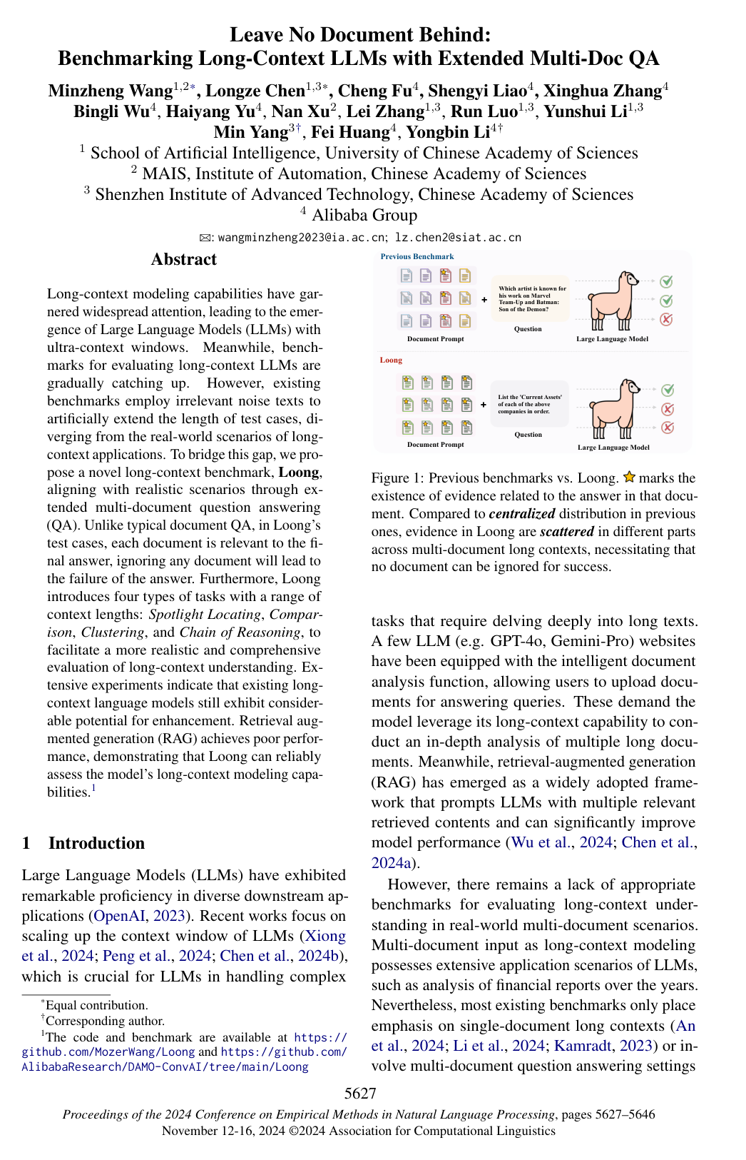 Cover for Leave No Document Behind: Benchmarking Long-Context LLMs with Extended Multi-Doc QA
