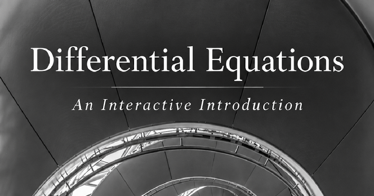 Differential Equations: An Interactive Introduction cover