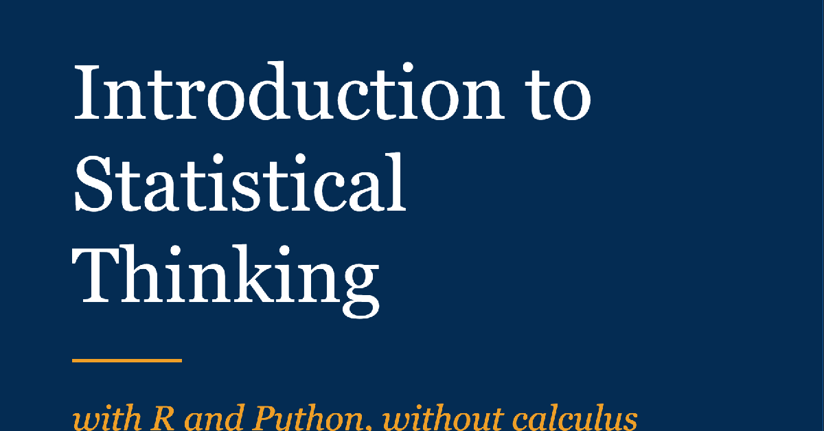 Introduction to Statistical Thinking cover