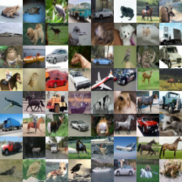 **Figure 25:** 100 sampling steps on unconditional CIFAR-10