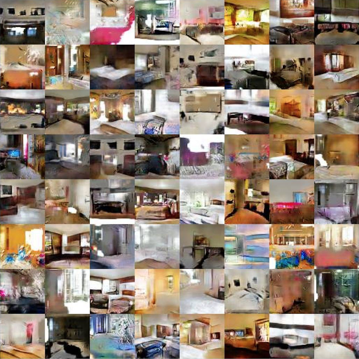 **Figure 11:** WGAN algorithm: generator is a DCGAN without batchnorm and constant filter size. Critic is a DCGAN.