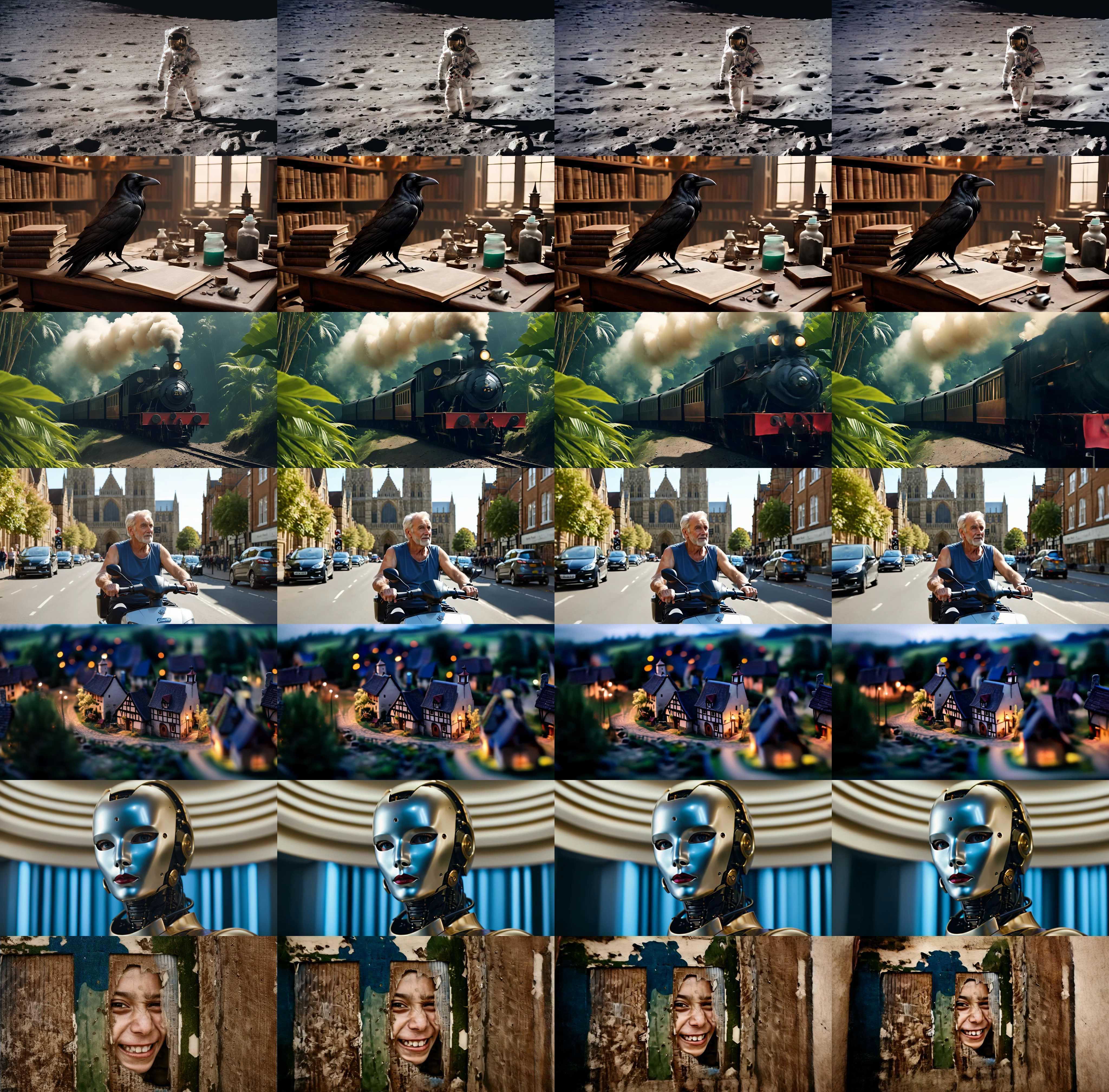 **Figure 19:** Additional Image-to-Video samples. Leftmost frame is use for conditioning.