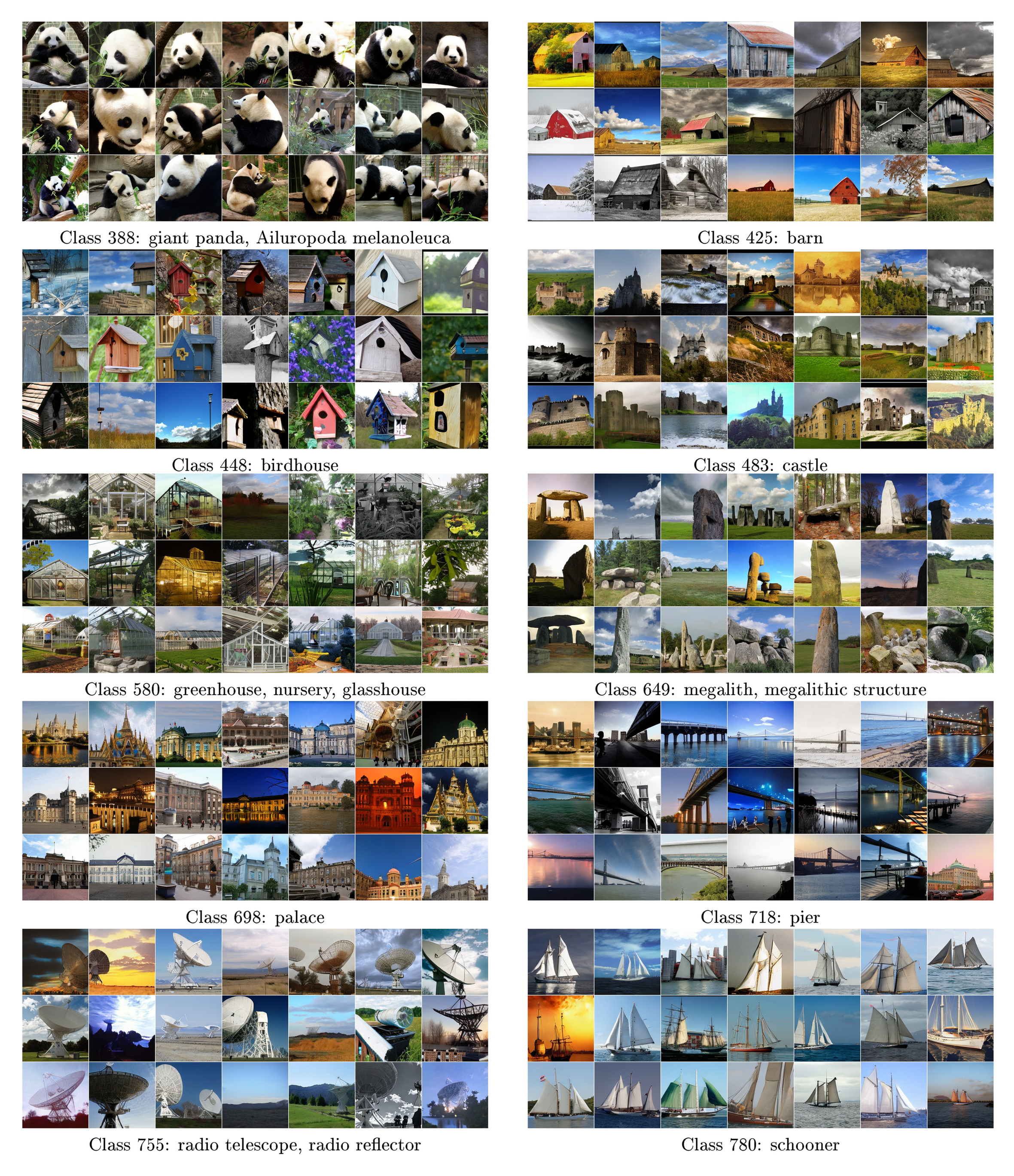 **Figure 14:** **Uncurated samples from our latent-L/2 model with CFG = 1.0 (page 3/4).** FID = 1.54, IS = 258.9.