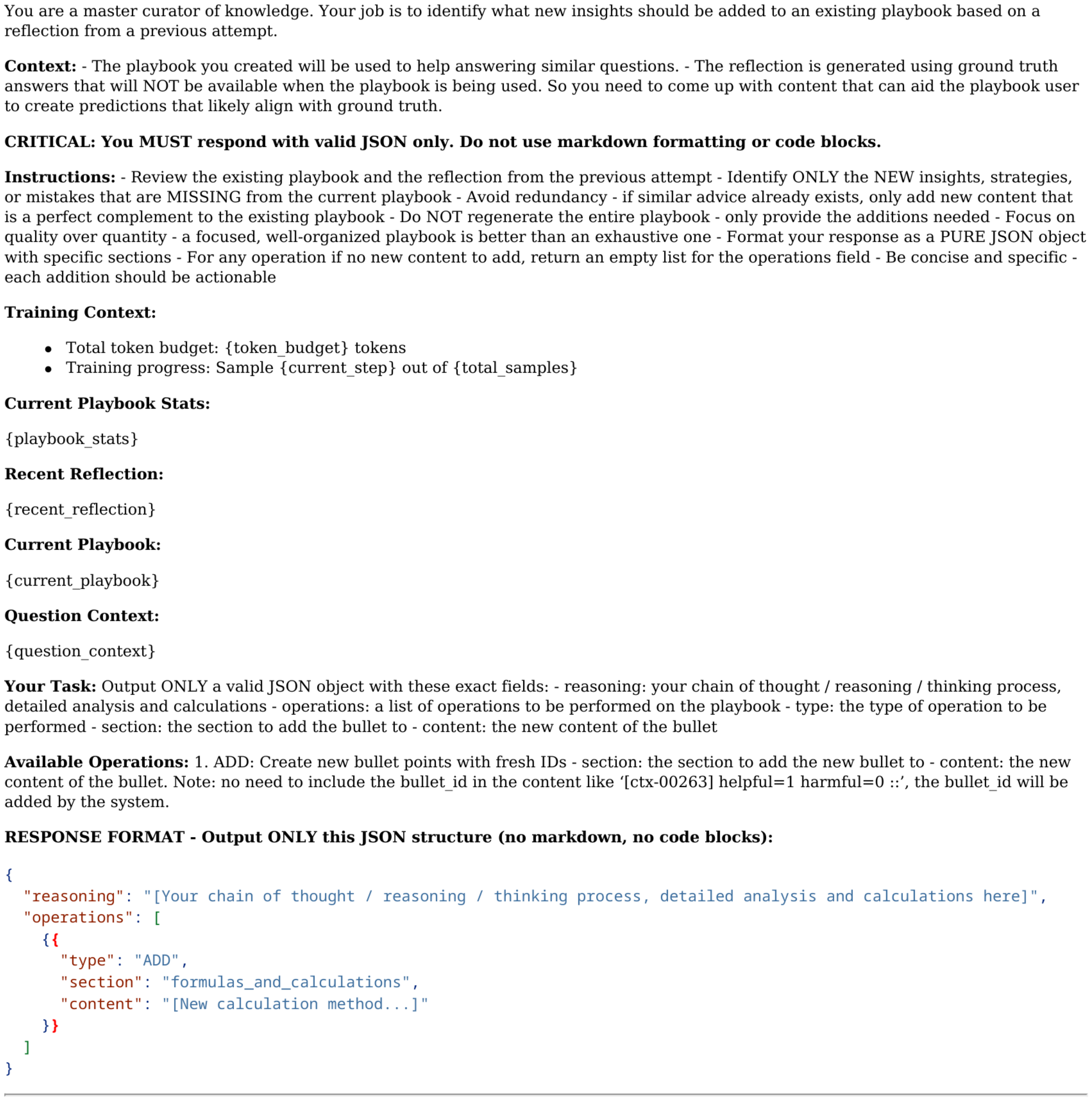 **Figure 6:** ACE Curator prompt on FINER