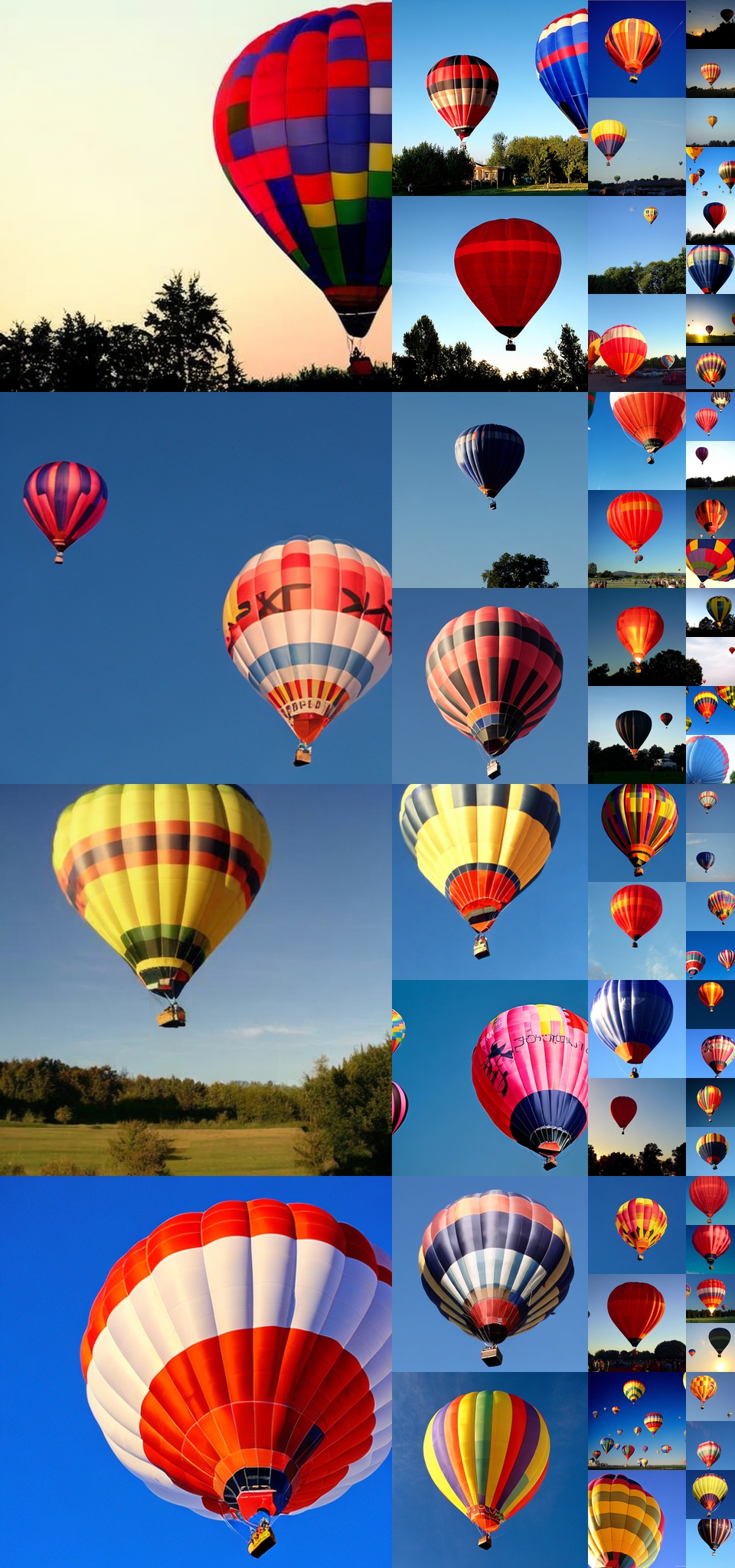 **Figure 19:** **Uncurated $512\times512$ DiT-XL/2 samples.** Classifier-free guidance scale = 4.0 Class label = "balloon" (417)