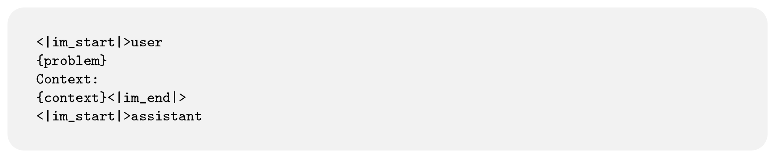 **Figure 17:** **User prompt inserting context simply.**
