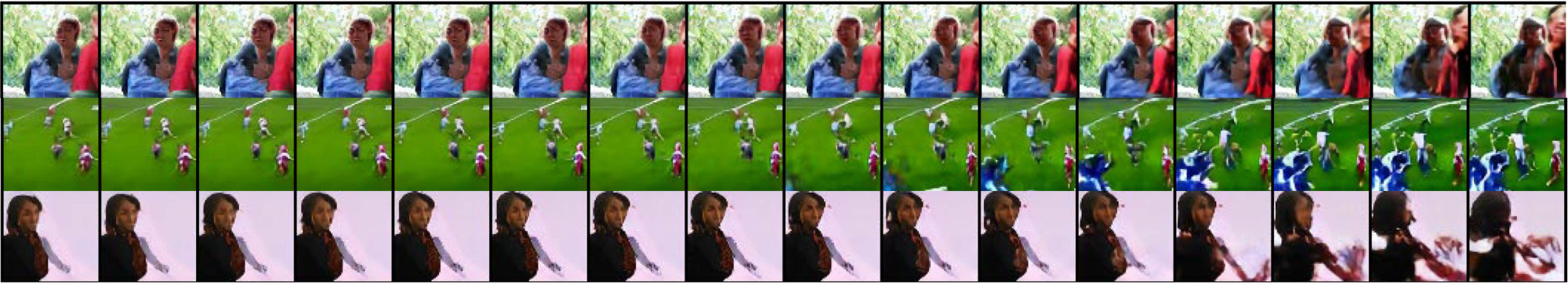 **Figure 8:** $64 \times 64$ TGIF unconditional samples